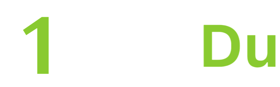 OneDu transparent logo on website
